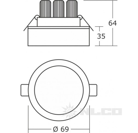 Светильник NLCO DRG4-13